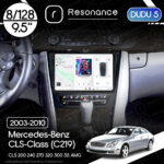 Магнітола Mercedes-Benz CLS-Class (C219) CLS 200 240 270 320 500 55 AMG (2003-2010) DUDU 5 9.5" QLED, 8/128