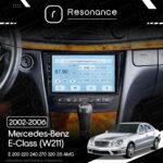Магнітола Mercedes-Benz E-Class (W211) E 200 220 240 270 320 55 AMG (2002-2006) Resonance Ultra T100 2/32, 9" IPS (CarPlay) - Зображення 7