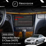 Магнітола Mercedes-Benz E-Class (W211) E 200 220 240 270 320 55 AMG (2002-2006) Resonance Ultra T100 2/32, 9" IPS (CarPlay) - Зображення 8