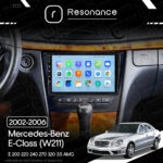 Магнітола Mercedes-Benz E-Class (W211) E 200 220 240 270 320 55 AMG (2002-2006) Resonance Ultra T100 2/32, 9" IPS (CarPlay) - Зображення 10