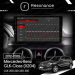 Магнітола Mercedes-Benz GLK-Class (X204 FL) (2012-2015) Resonance Ultra T100 2/32, 9" IPS (CarPlay) - Зображення 8