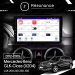Магнітола Mercedes-Benz GLK-Class (X204 FL) (2012-2015) Resonance Ultra T100 2/32, 9" IPS (CarPlay) - Зображення 9