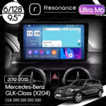 Магнітола Mercedes-Benz GLK-Class (X204 FL) (2012-2015) Resonance Ultra M6 (7862) 6/128, 9.5" 2K QLED, 360