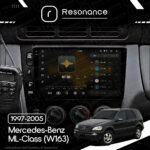 Магнітола Mercedes-Benz ML-Class (W163) (1997-2005) [Кондиціонер, Black] Resonance Ultra S12 (7870) 12/256, 9.5" 2K QLED, 360 - Зображення 7