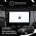 Магнітола Mercedes-Benz ML-Class (W163) (1997-2005) [Кондиціонер, Black] DUDU 7 9.5" 2K QLED, 12/256, 360 - Зображення 7