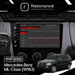 Магнітола Mercedes-Benz ML-Class (W163) (1997-2005) [Клімат-контроль, Black] Resonance Ultra T100 2/32, 9" IPS (CarPlay) - Зображення 8