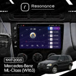 Магнітола Mercedes-Benz ML-Class (W163) (1997-2005) [Клімат-контроль, Black] Resonance Ultra M4 4/32, 9.5" 2K QLED - Зображення 8