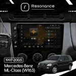 Магнітола Mercedes-Benz ML-Class (W163) (1997-2005) [Клімат-контроль, Black] Resonance Ultra S12 (7870) 12/256, 9.5" 2K QLED, 360 - Зображення 7