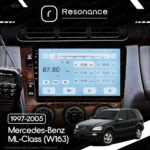 Магнітола Mercedes-Benz ML-Class (W163) (1997-2005) [Клімат-контроль, Дерево] Resonance Ultra T100 2/32, 9" IPS (CarPlay) - Зображення 7