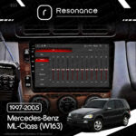 Магнітола Mercedes-Benz ML-Class (W163) (1997-2005) [Клімат-контроль, Дерево] Resonance Ultra T100 2/32, 9" IPS (CarPlay) - Зображення 8