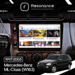 Магнітола Mercedes-Benz ML-Class (W163) (1997-2005) [Клімат-контроль, Дерево] DUDU 6 9.5" 2K QLED, 8/256, 360 - Зображення 6