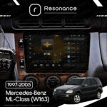 Магнітола Mercedes-Benz ML-Class (W163) (1997-2005) [Клімат-контроль, Дерево] Resonance Ultra S6 (7870) 6/128, 9.5" 2K QLED, 360 - Зображення 7