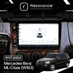 Магнітола Mercedes-Benz ML-Class (W163) (1997-2005) [Клімат-контроль, Дерево] DUDU 3 9" QLED, 4/64 - Зображення 7