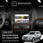 Магнітола Mercedes-Benz GL-Class (X164) GL 350 320 450 500 (2006-2012) [з кнопками] Resonance Ultra M2 2/32, 9" QLED - Зображення 5