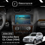 Магнітола Mercedes-Benz GL-Class (X164) GL 350 320 450 500 (2006-2012) [з кнопками] Resonance Ultra M2 2/32, 9.5" 2K QLED - Зображення 8