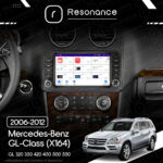 Магнітола Mercedes-Benz GL-Class (X164) GL 350 320 450 500 (2006-2012) [з кнопками] Resonance Ultra M2 2/32, 9.5" 2K QLED - Зображення 9