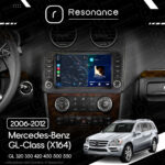 Магнітола Mercedes-Benz GL-Class (X164) GL 350 320 450 500 (2006-2012) [з кнопками] Resonance Ultra M4 4/32, 9.5" 2K QLED - Зображення 6