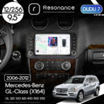 Магнітола Mercedes-Benz GL-Class (X164) GL 350 320 450 500 (2006-2012) [з кнопками] DUDU 7 9.5" 2K QLED, 12/256