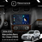 Магнітола Mercedes-Benz GL-Class (X164) GL 350 320 450 500 (2006-2012) [глянець] Resonance Ultra M2 2/32, 9" QLED - Зображення 6