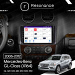 Магнітола Mercedes-Benz GL-Class (X164) GL 350 320 450 500 (2006-2012) [глянець] Resonance Ultra M2 2/32, 9" QLED - Зображення 9