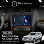 Магнітола Mercedes-Benz GL-Class (X164) GL 350 320 450 500 (2006-2012) [глянець] Resonance Ultra M4 4/32, 9.5" 2K QLED - Зображення 6