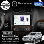 Магнітола Mercedes-Benz GL-Class (X164) GL 350 320 450 500 (2006-2012) [глянець] DUDU 7 9.5" 2K QLED, 12/256