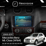 Магнітола Mercedes-Benz ML-Class (W164) ML 350 300 320 450 (2005-2011) [глянець] Resonance Ultra M2 2/32, 9" QLED - Зображення 7