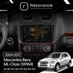 Магнітола Mercedes-Benz ML-Class (W164) ML 350 300 320 450 (2005-2011) [глянець] Resonance Ultra S12 (7870) 12/256, 9.5" 2K QLED, - Зображення 6