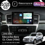 Магнітола Mercedes-Benz GL-Class (X166) GL 350 400 450 500 (2012-2016) Resonance Ultra S6 (7870) 6/128, 9.5" 2K QLED, 360