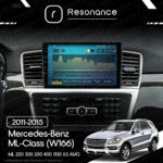 Магнітола Mercedes-Benz ML-Class (W166) ML 250 300 350 400 (2011-2015) Resonance Ultra M2 2/32, 9" QLED - Зображення 8