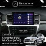 Магнітола Mercedes-Benz ML-Class (W166) ML 250 300 350 400 (2011-2015) Resonance Ultra M2 2/32, 9" QLED - Зображення 9