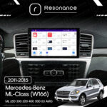 Магнітола Mercedes-Benz ML-Class (W166) ML 250 300 350 400 (2011-2015) Resonance Ultra M2 2/32, 9" QLED - Зображення 10
