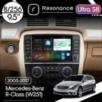 Магнітола Mercedes-Benz R-Class (W251) (2005-2017) Button Resonance Ultra S8 (7870) 8/256, 9" 2K QLED, 360