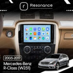 Магнітола Mercedes-Benz R-Class (W251) R 300 350 400 (2005-2017) [Глянець] Resonance Ultra T100 2/32, 9" IPS (CarPlay) - Зображення 10