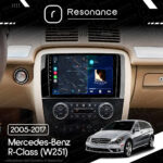 Магнітола Mercedes-Benz R-Class (W251) R 300 350 400 (2005-2017) [Глянець] Resonance Ultra M2 2/32, 9" 2K QLED - Зображення 7