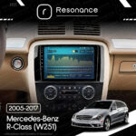 Магнітола Mercedes-Benz R-Class (W251) R 300 350 400 (2005-2017) [Глянець] Resonance Ultra M2 2/32, 9" 2K QLED - Зображення 8