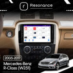 Магнітола Mercedes-Benz R-Class (W251) R 300 350 400 (2005-2017) [Глянець] Resonance Ultra M2 2/32, 9" 2K QLED - Зображення 10