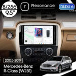 Магнітола Mercedes-Benz R-Class (W251) R 300 350 400 (2005-2017) [Глянець] DUDU 6 9.5" 2K QLED, 8/256