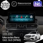 Автомагнітола Mercedes-Benz GLE-Class, GLS-Class (W166 FL, X166 FL) [NGT 5.0] Resonance N6 4/64, 10.33" (Style B)