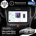 Магнітола Mercedes-Benz SLK-Class (R171) (2004-2011) DUDU 3 9" QLED, 4/64