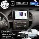 Магнітола Mercedes-Benz Vito (W447) (2014-2023) [Ver. 1] DUDU 5 10.36" QLED, 4/32
