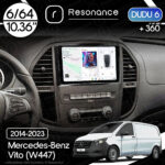 Магнітола Mercedes-Benz Vito (W447) (2014-2023) [Ver. 1] DUDU 6 10.36" 2K QLED, 6/64, 360
