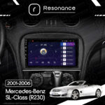 Магнітола Mercedes-Benz SL-Class (R230) (2001-2006) Resonance Ultra M2 2/32, 9" QLED - Зображення 9