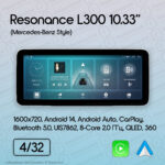 Магнітола Toyota Camry 7 FL (XV55) (2014-2018) [EU] Resonance L300 4/32 10.33" QLED, 360 (Mercedes-Benz Style) - Зображення 3