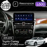 Магнітола Toyota Camry 7 (XV50) (2011-2014) [EU] Resonance L600 6/128 10.33" QLED, 360 (Mercedes-Benz Style)