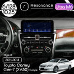 Магнітола Toyota Camry 7 (XV50) (2011-2014) [EU] Resonance Ultra M6 (7862) 6/128, 10.25" QLED, 360 (Benz Style)