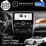 Магнітола Toyota Camry 7 (XV50) (2011-2014) [EU] DUDU 7 10.33" 2K QLED, 6/64, 360 (Style B)