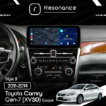 Магнітола Toyota Camry 7 (XV50) (2011-2014) [EU] Resonance Ultra M6 (7862) 6/128, 12.3" QLED, 360 (Benz Style) - Зображення 7