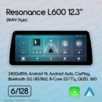 Магнітола Toyota Camry 7 FL (XV55) (2014-2018) [EU] Resonance L600 6/128 12.3" QLED, 360 (BMW Style) - Зображення 3