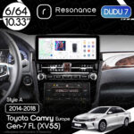Магнітола Toyota Camry 7 FL (XV55) (2014-2018) [EU] DUDU 7 10.33" 2K QLED, 6/64, 360 (Style A)